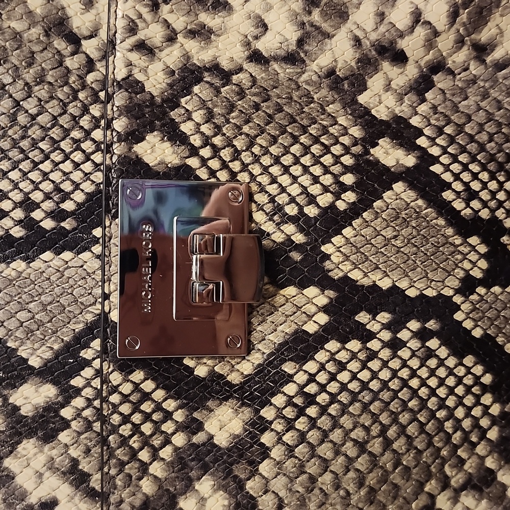 Euc Michael Kors Python Satchel - image 3